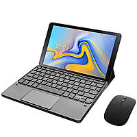 Клавіатура-підставка бездротова Smart Keyboard + Мишка для Samsung Galaxy Tab A 10.5 2018 Ukr+Eng Black