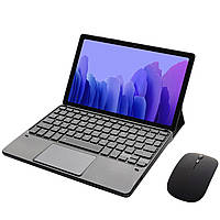 Клавіатура-підставка бездротова Smart Keyboard + Мишка для Samsung Galaxy Tab A7 10.4 2020 Ukr+Eng Black