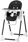 Дитячий стільчик для годування малюків з підносом 3в1 Sesttino Nui Black пластиковий складаний, фото 2