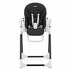 Дитячий стільчик для годування малюків з підносом 3в1 Sesttino Nui Black пластиковий складаний, фото 5