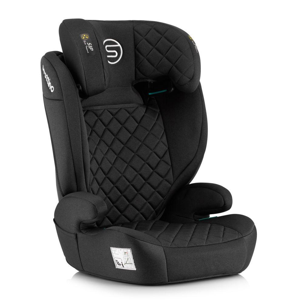 Автокрісло для дитини в автомобіль Sesttino Armor Pro Black 15-36 кг / Дитяче крісло в машину чорне, фото 1