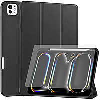 Чохол AIRON Premium SOFT для iPad Pro 11 2024 із захисною плівкою та серветкою Black .Хит!