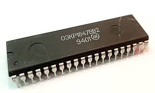 ЭКР1847ВВ2 16-розрядний мікроконтролер DIP40