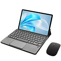 Клавіатура-підставка бездротова Smart Keyboard + Мишка для Chuwi Hi10 X Pro Ukr+Eng Black