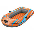 Надувний човен двокамерний до 80 кг. Bestway 61135 Kondor Elite 1000 Надувний човен для відпочинку, фото 4