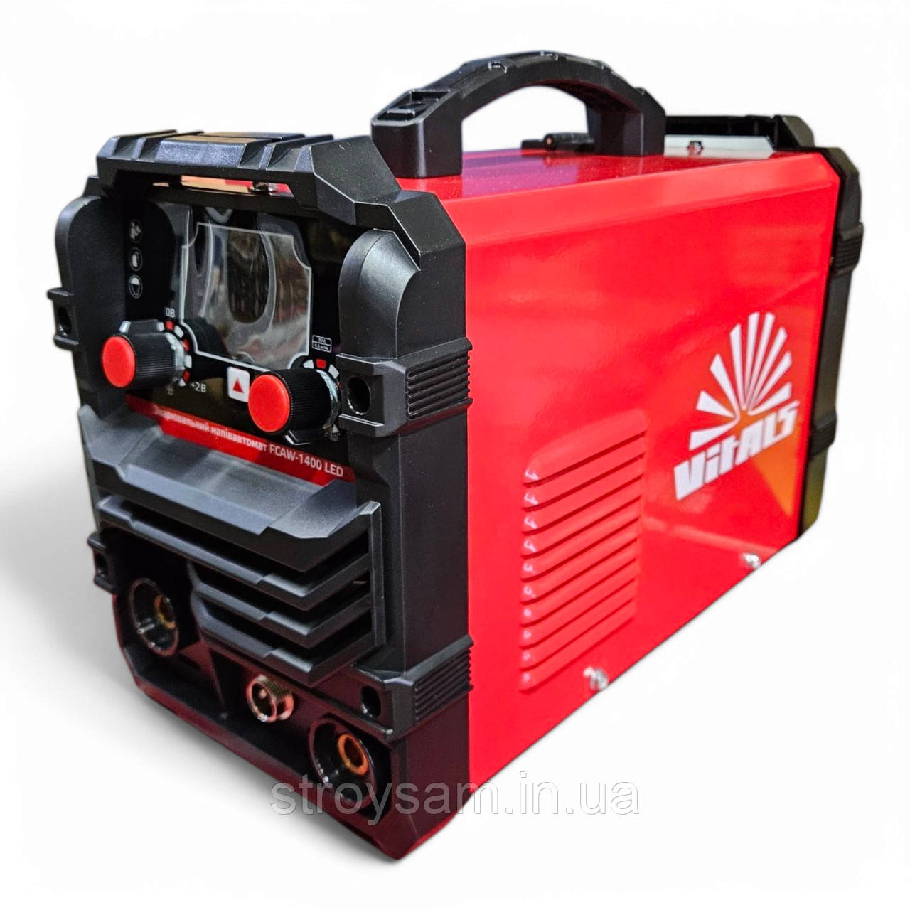 Зварювальний напівавтомат із флюсом Vitals FCAW-1400 LED Латвія, фото 1
