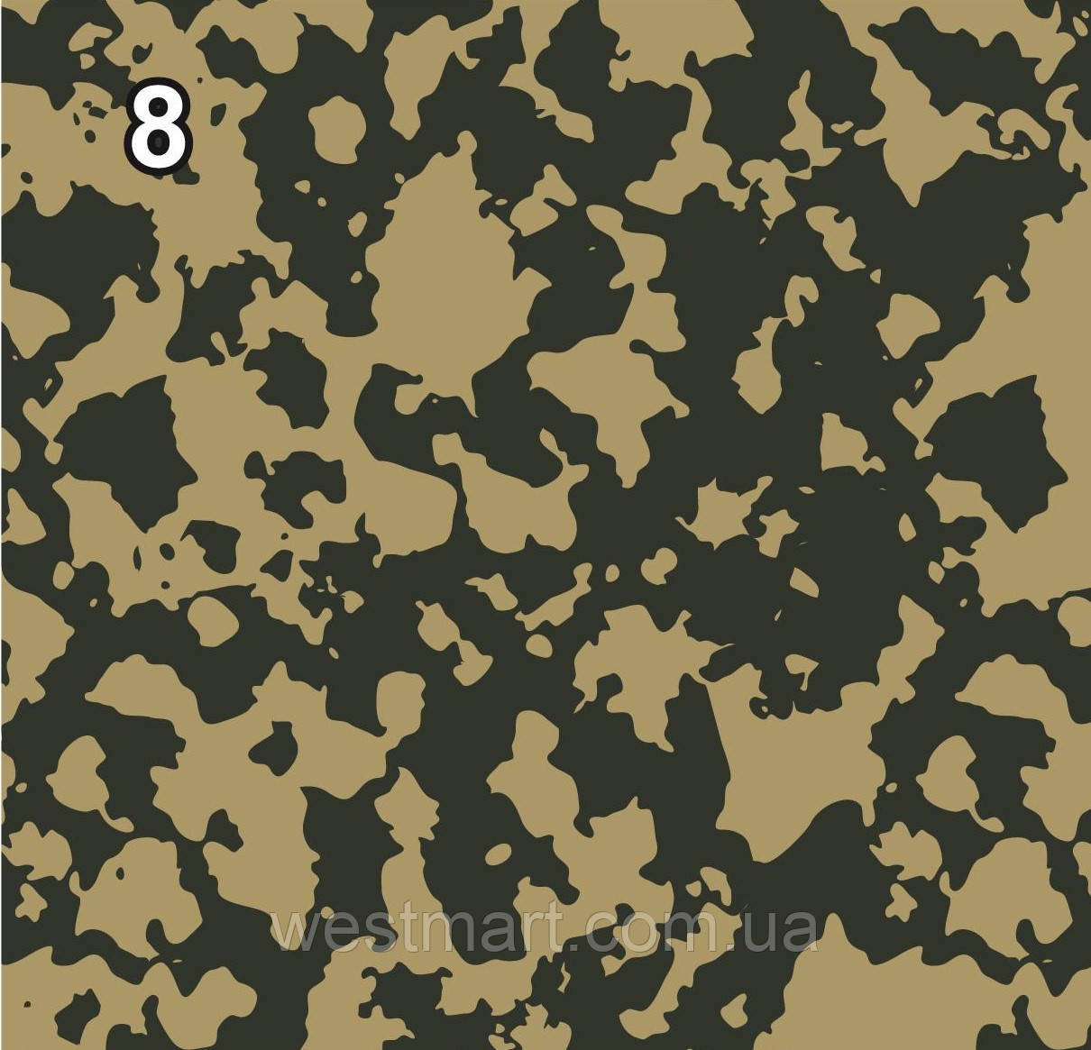 Камуфляжна плівка на авто військовий піксель №8, фото 1