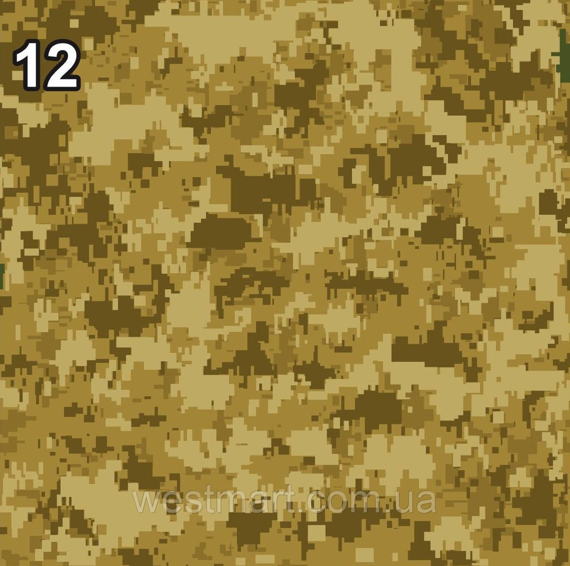 Камуфляжна плівка на авто військовий піксель №12, фото 1