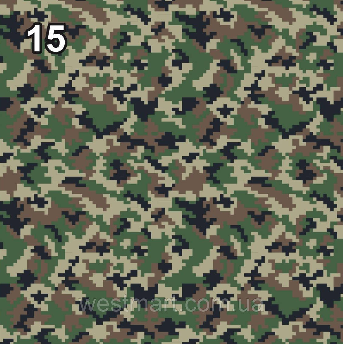 Камуфляжна плівка на авто військовий піксель №15, фото 1