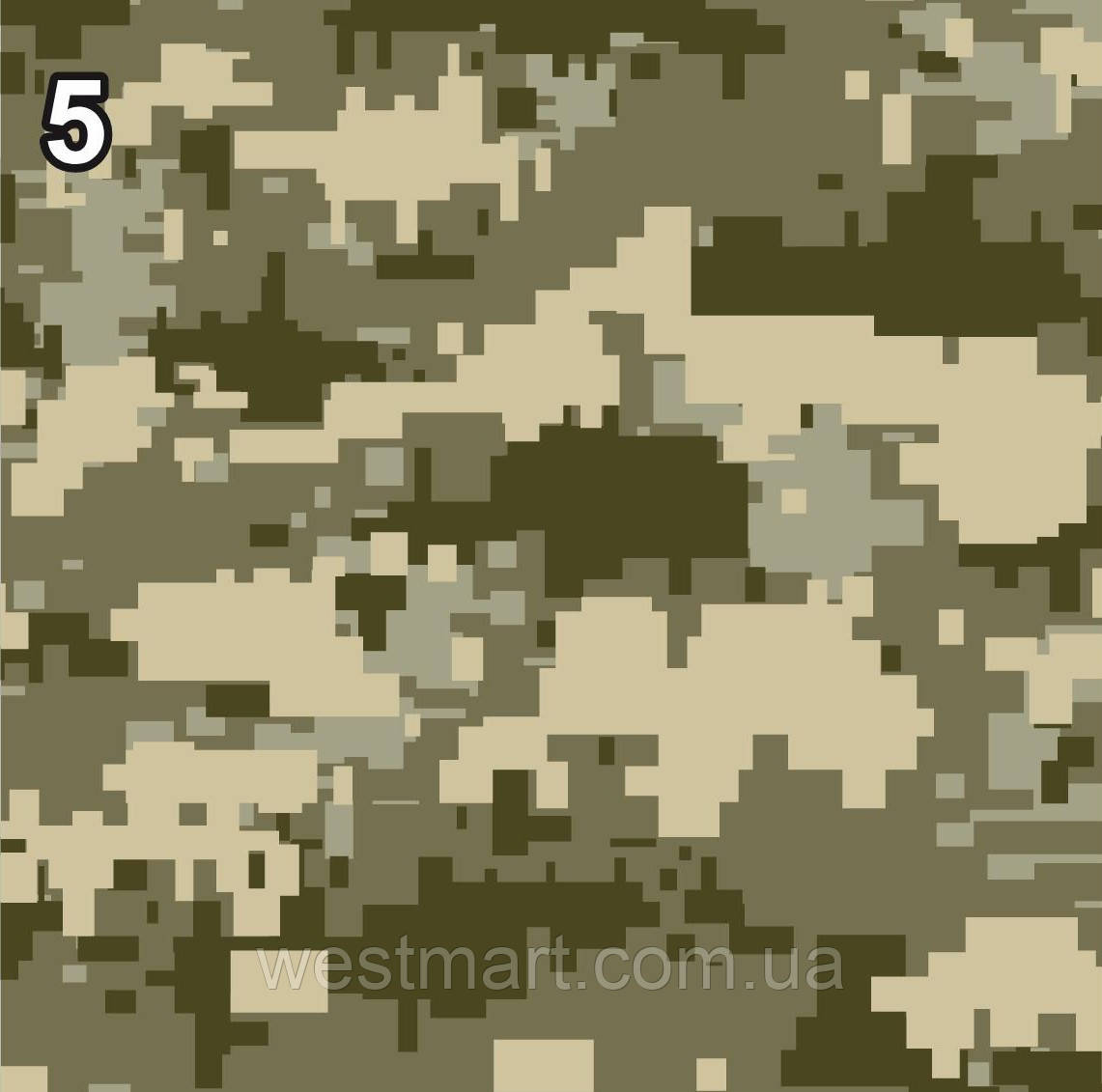 Камуфляжна плівка на авто військовий піксель №5, фото 1