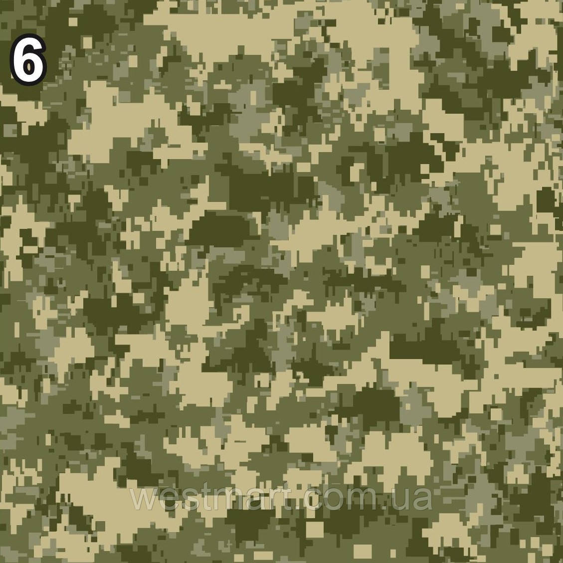 Камуфляжна плівка на авто військовий піксель №6, фото 1