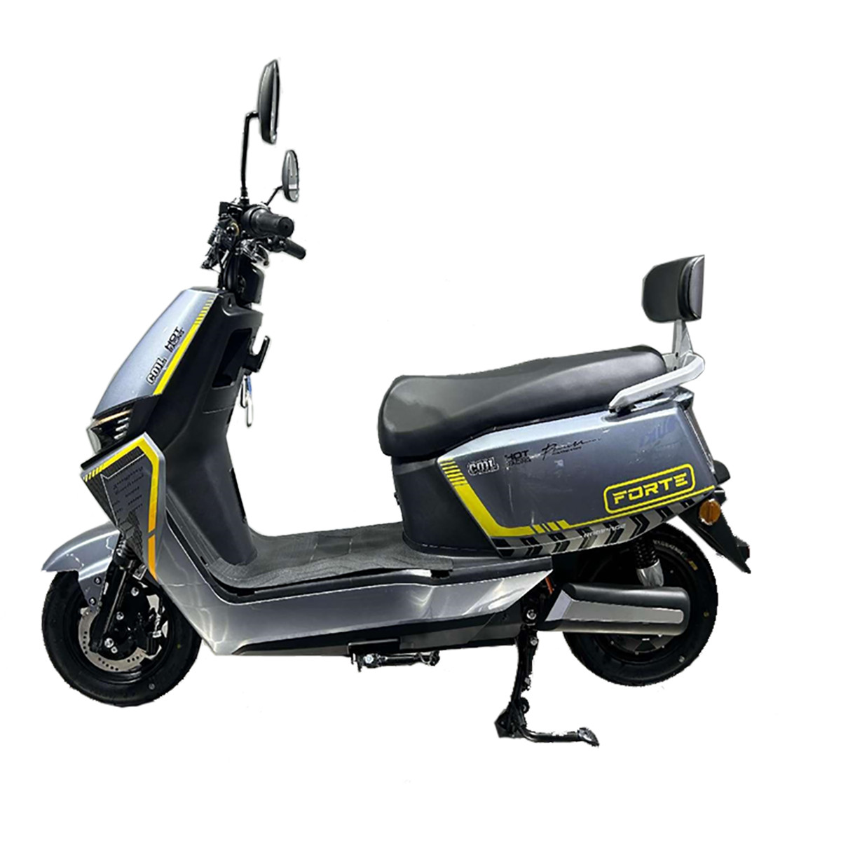 Електроскутер FORTE R2 Жовто-сірий