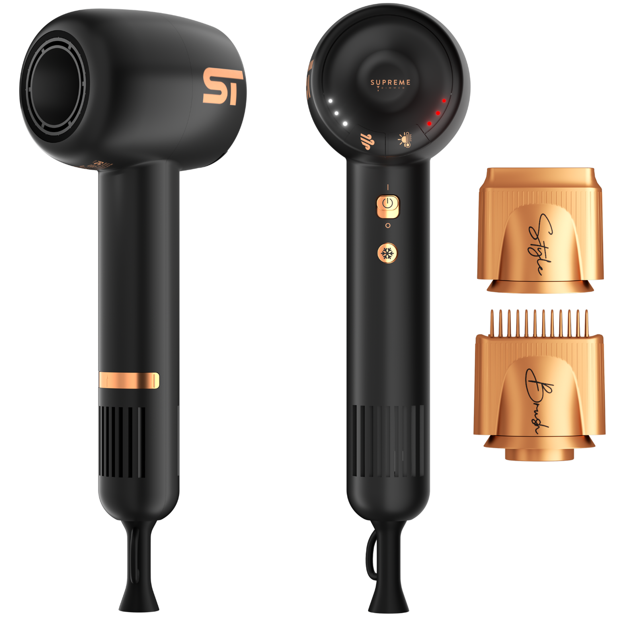 Фен для волосся ST Hair Dryer чорний, SHD347/BLK, фото 1