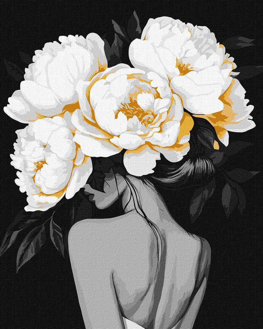 Картина за номерами 40x50 см Таємниці розквіту з фарбами металік extra Ідейка KHO8510, 369523, фото 1