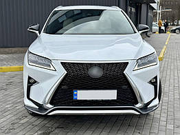Передня накладка і решітка F-Sport для Lexus RX (2016-2019) 1234 Upgrade ABS-пластик