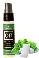Жидкий вибратор Sensuva ON Arousal Gel for Her Spearmint 29 мл | Возбуждающий гель для клитора