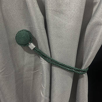 Магніти-підхвати для штор, круглі (FU-MF) Смарагдовий