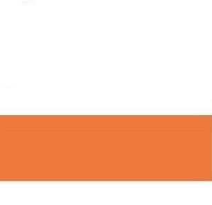 Блискавка спіральна №5 роз'ємна 75см S-849 помаранчевий яскравий пулер косий ZIP