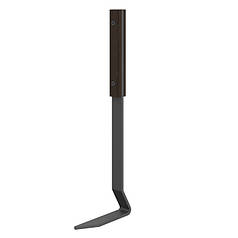 Кочерга для каміна та печі SAVEN Кочерга пічна кована Poker S (30cm) black Кочерга сталева для мангалу гриля