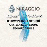 Технології майбутнього у вашій ванній: обираємо матову сантехніку від лідера ринку Miraggio