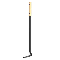 Кочерга для каміна та печі SAVEN Кочерга пічна кована Poker L (50cm) white Кочерга сталева для мангалу гриля