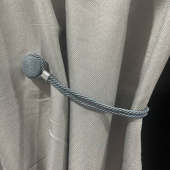 Магніти-підхвати для штор, круглі (FU-MF) Джинсовий