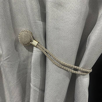 Магніти-підхвати для штор, круглі (FU-MF) Бежевй