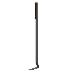 Кочерга для каміна та печі SAVEN Кочерга пічна кована L (50cm) black Кочерга сталева для мангалу гриля