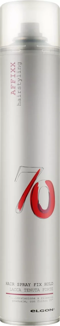 Лак для волосся сильної фіксації Elgon Affixx 70 Hair Spray Fix Hold, 500 мл (291477)