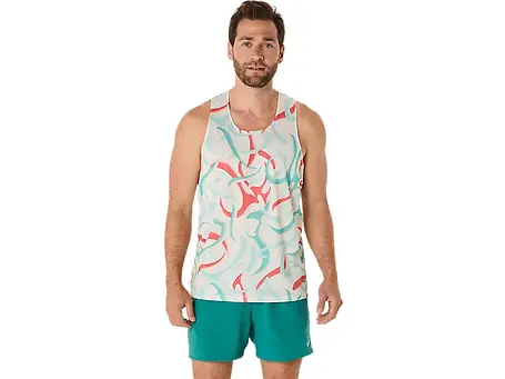 Майка чоловіча для бігу та спорту Asics Road All Over Print Singlet 2011D091-200, фото 1