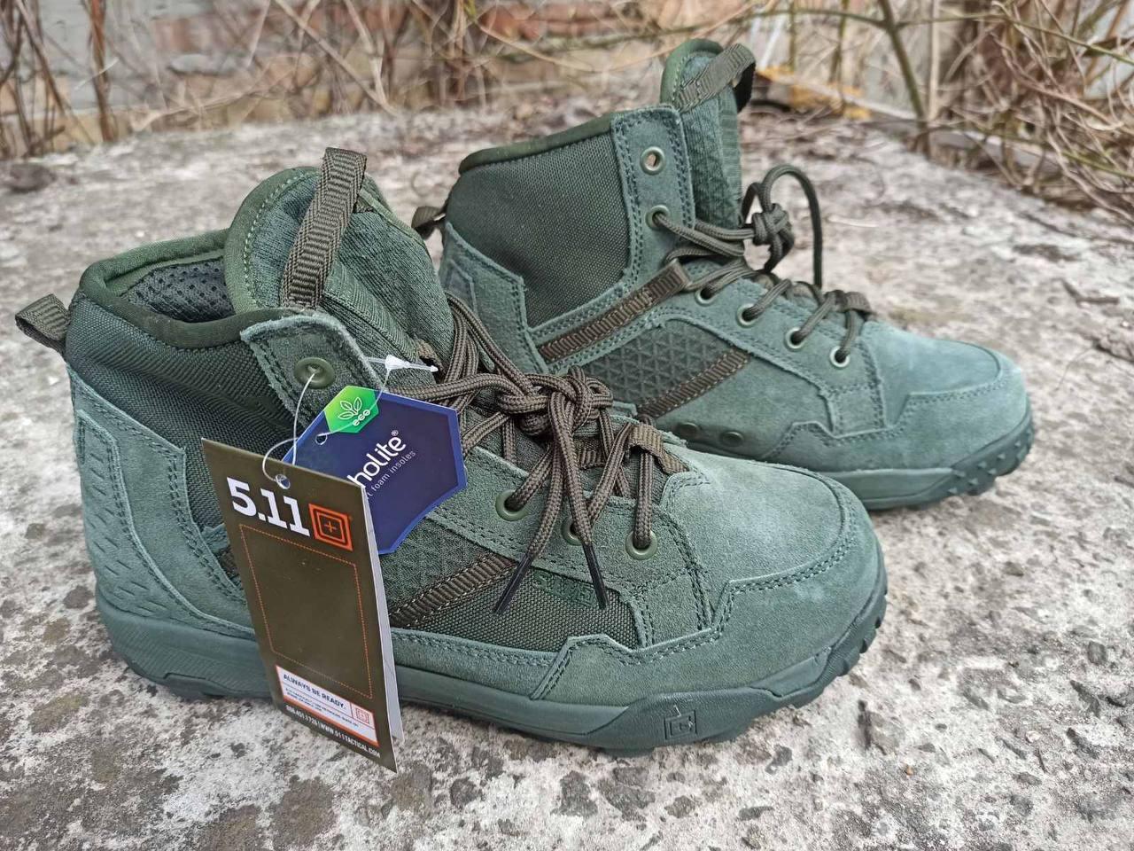 Ботинки тактичні (К) "5.11 Tactical A/T 8' Boot" Олива, фото 1
