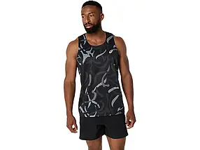 Майка чоловіча для бігу та спорту Asics Road All Over Print Singlet 2011D091-001