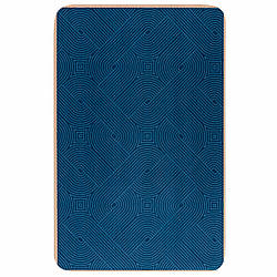 Килимок діатомітовий на гумовій основі вологопоглинаючий Сині візерунки орнамент 40х60смх3мм в коридор