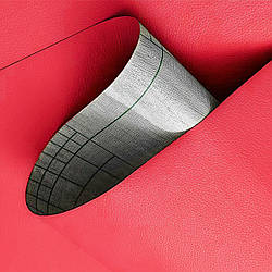 Екошкіра дерматин самоклейка в рулоні Червоний 1000х1370х0,5 мм шкірозамінник для реставрації меблів