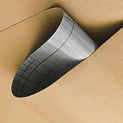 Самоклеючий дермантин Екошкіра в рулоні Пісочний беж 1000х1370х0,5 мм шкірзам штучна перетяжка меблів