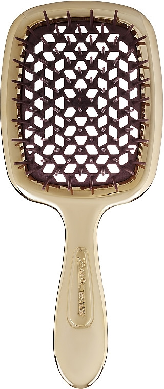 Щітка для волосся Superbrush Janeke золота коричнева серединка, фото 1