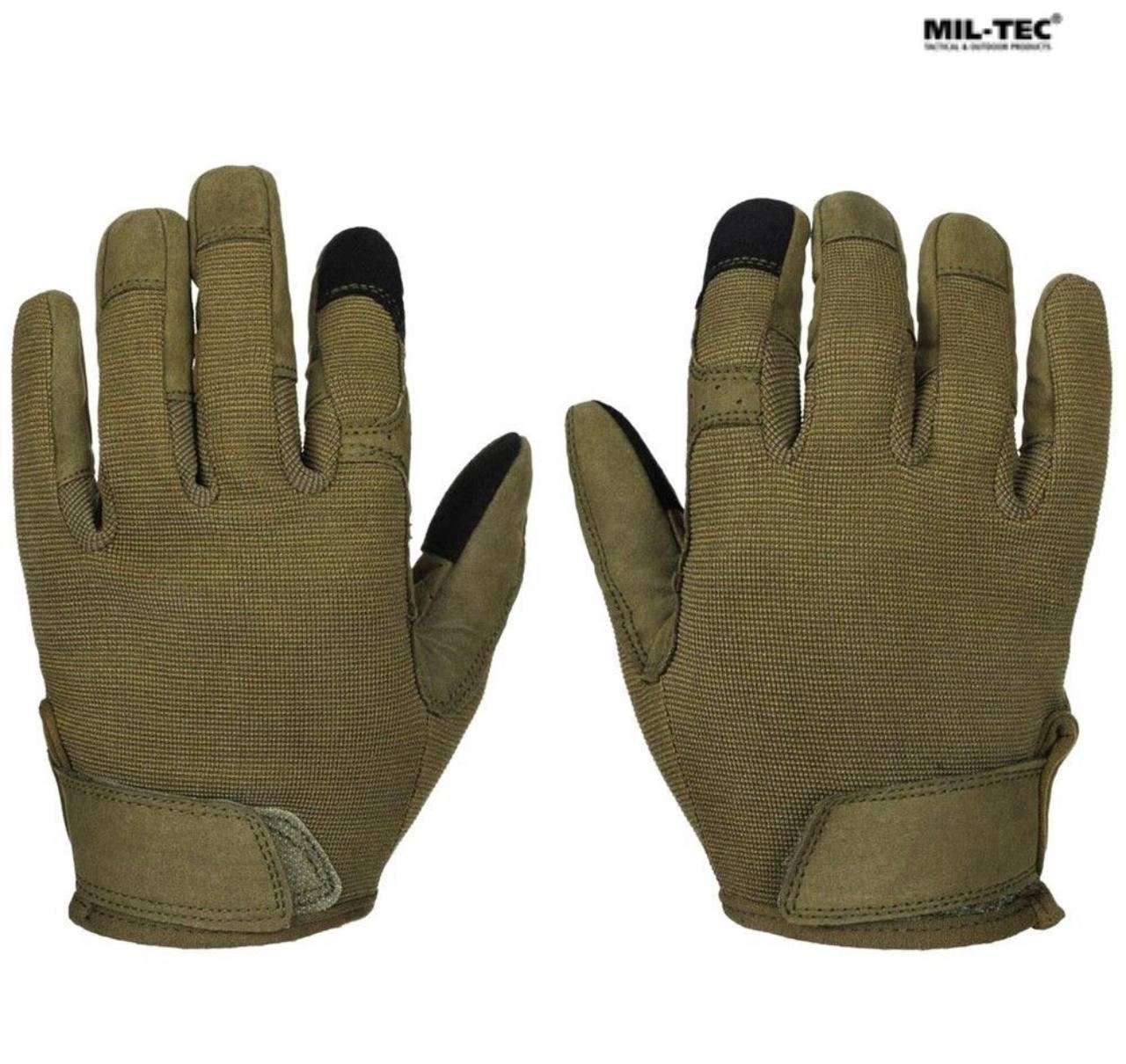 Рукавиці сенсорні MIL-TEC Combat Touch Оливкові, фото 1