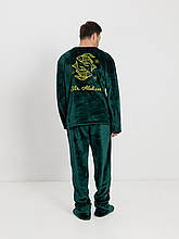 Турецька чоловіча якісна піжама махрова з іменною вишивкою від виробника, Чоловічі піжами