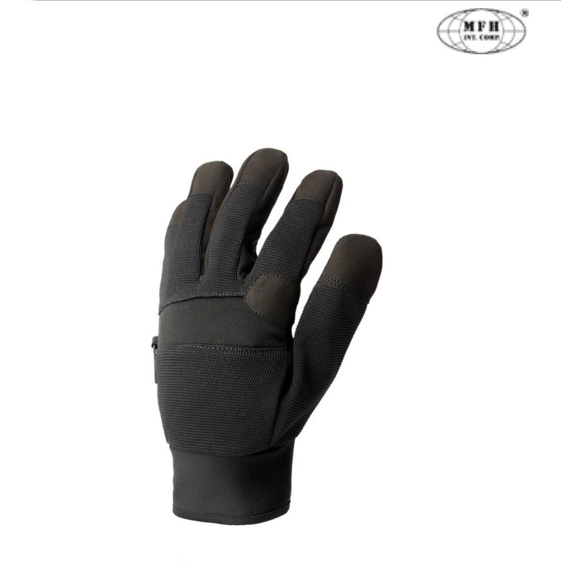 Рукавиці тактичні MFH Tactical Gloves Security Black, фото 1