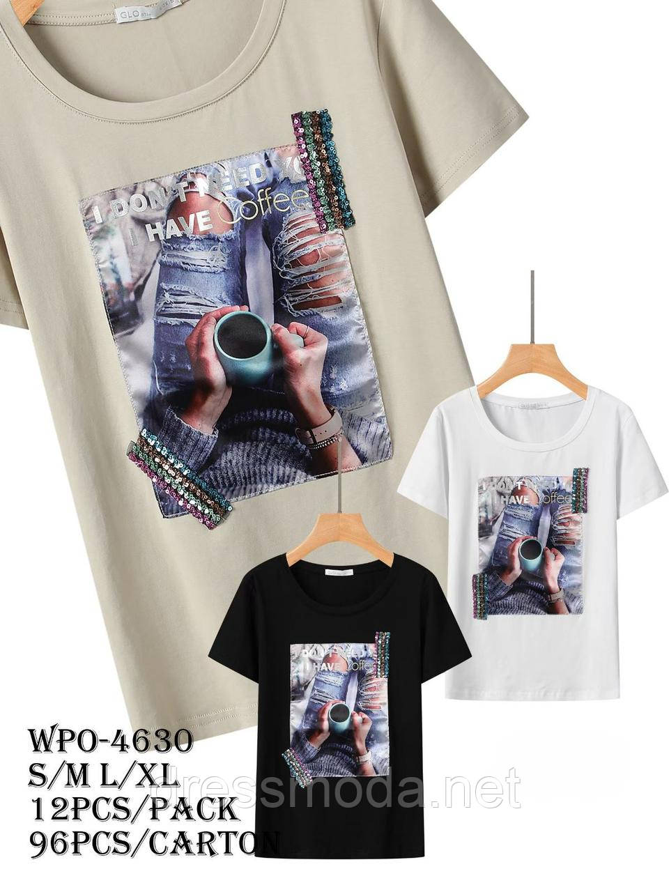 Жіночі футболки Glo-Story S-XL