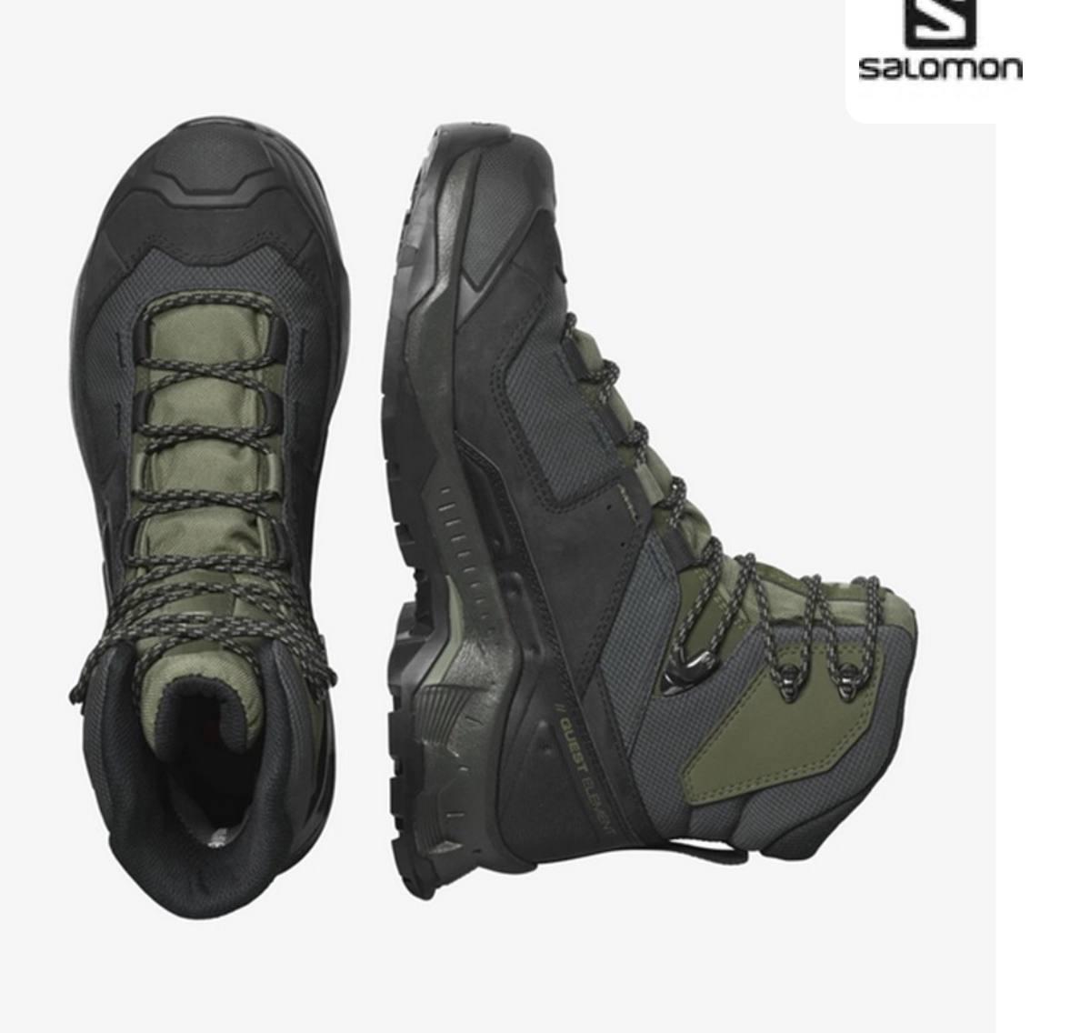 Черевики Salomon QUEST ELEMENT GTX-Black/Olive Night, фото 1