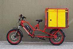 Вантажний електровелосипед ELEEK 3Ton 1000W, електроскутер для кур'єрів та доставки, навантаження 150 кг