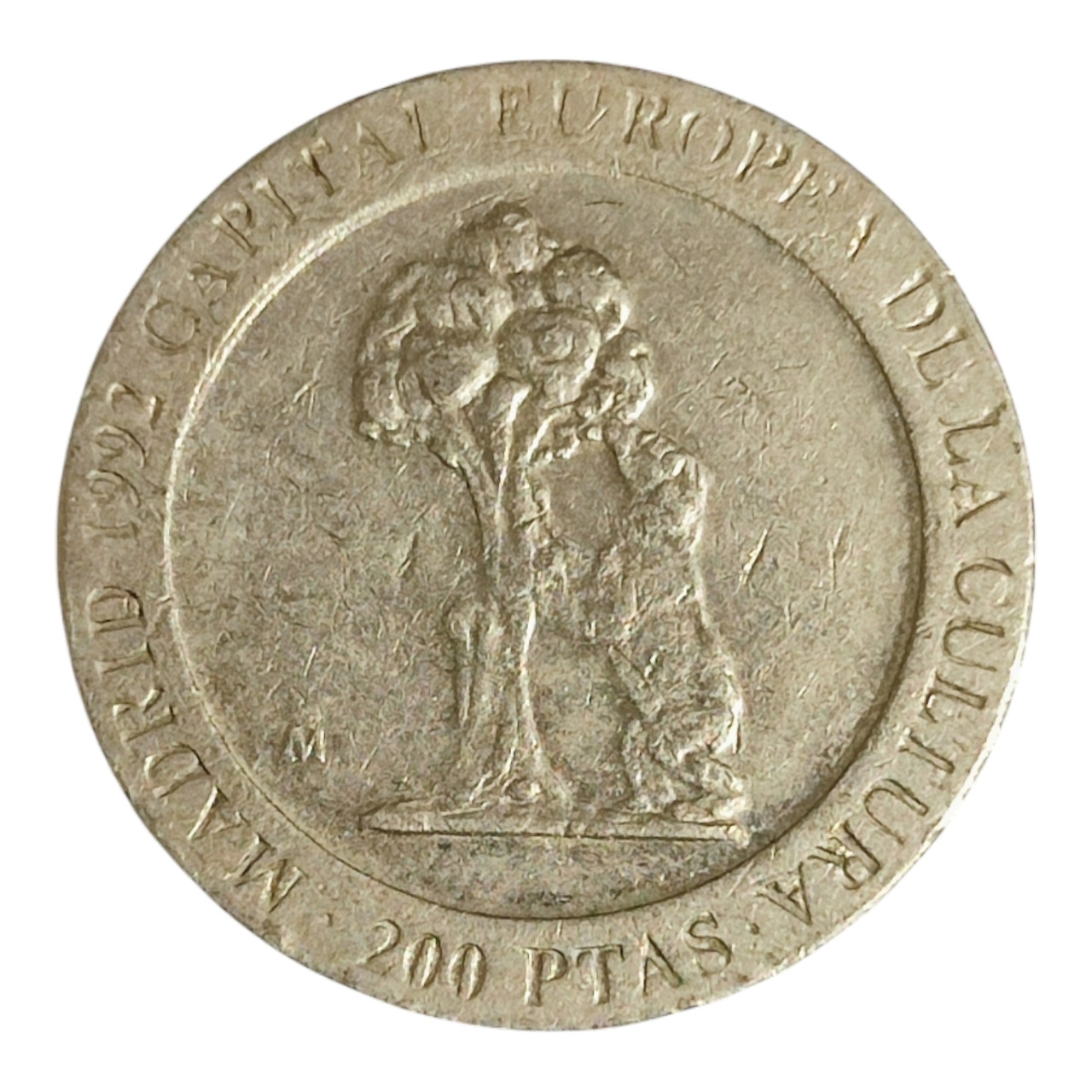 Іспанія 200 песет, 1992 Мадрид - культурна столиця Європи (Ведмідь, що залазить на дерево)