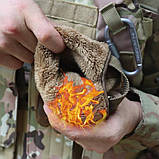 Рукавиці тактичні зимові з хутром, олива 5.0, фото 2