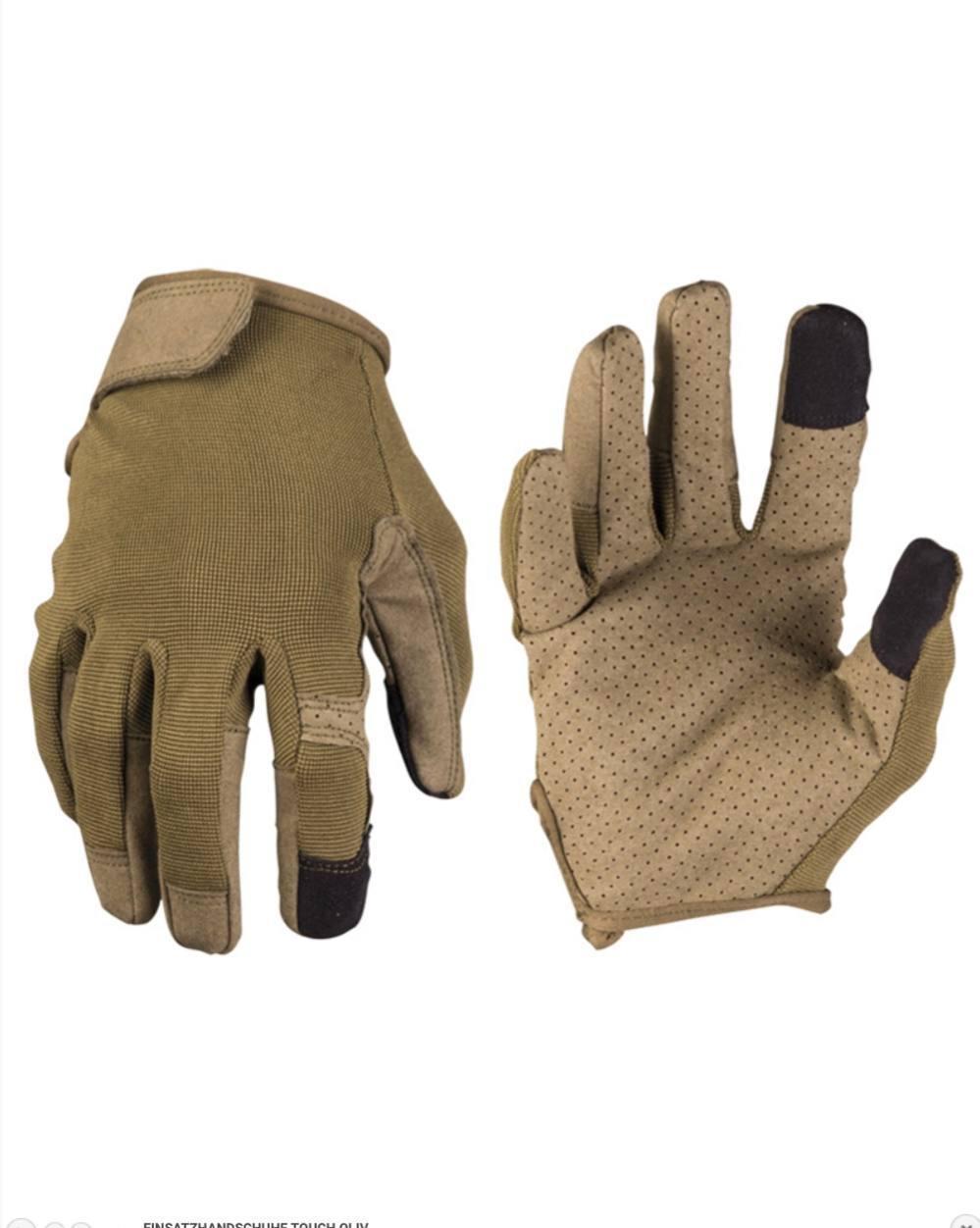 Рукавиці сенсорні MIL-TEC Combat Touch Оливкові