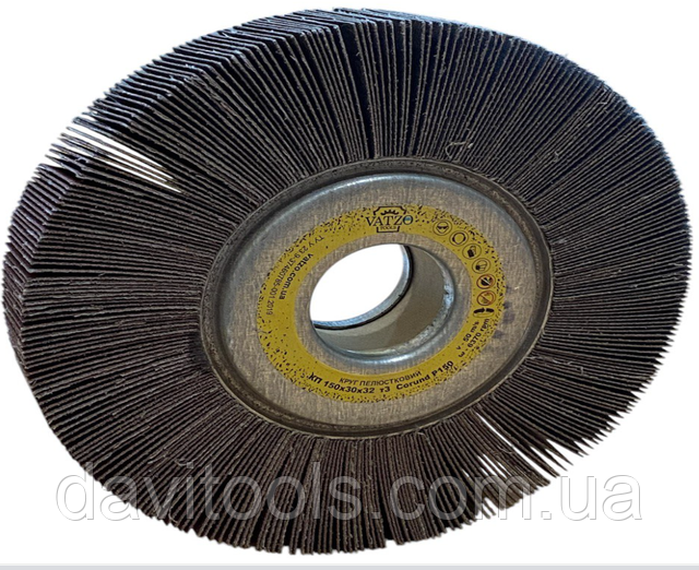 Круг шлифовальный лепестковый  D125 d32 B30 P40 КШЛ VATZO