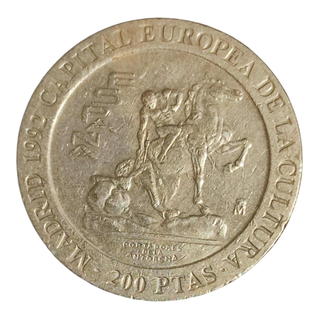 Іспанія 200 песет, 1992 Мадрид - культурна столиця Європи (Вершник)