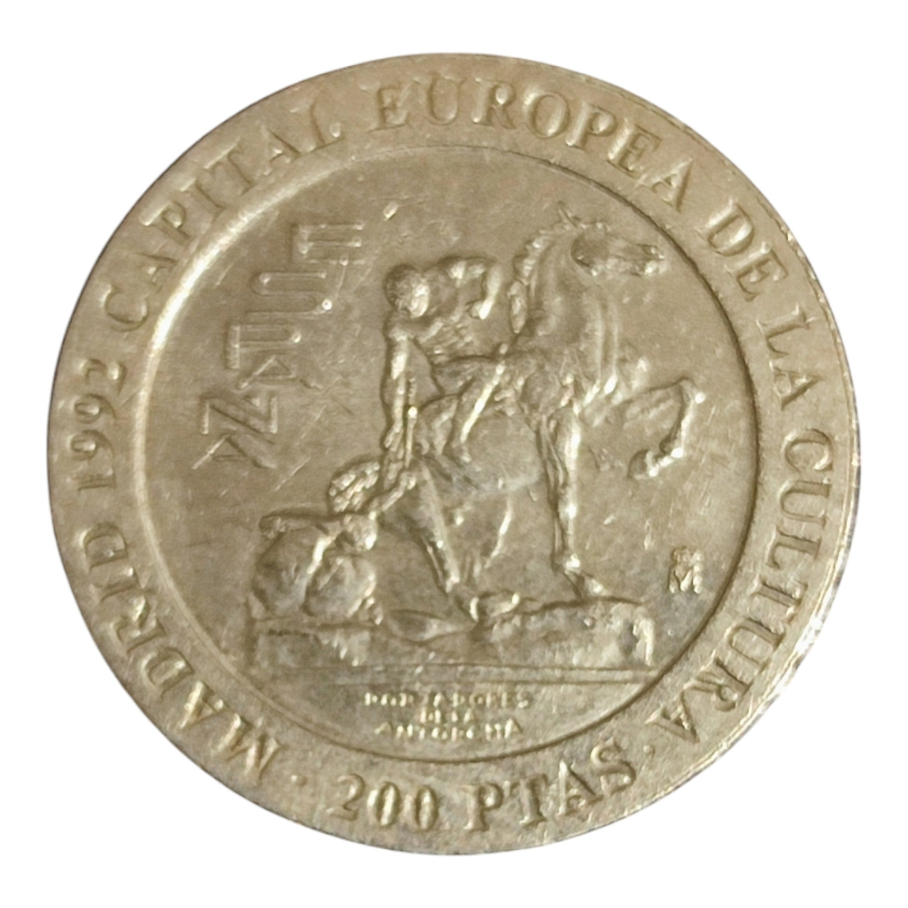 Іспанія 200 песет, 1992 Мадрид - культурна столиця Європи (Вершник)