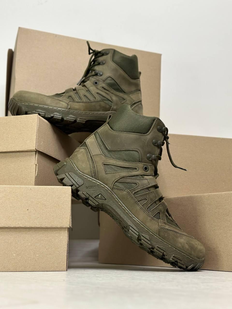 Зимові берці Crazy олива, фото 1