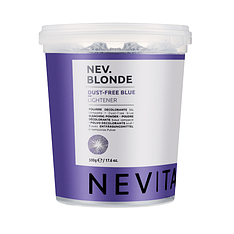 Синій освітлюючий порошок без пилу 6 тонів Nevitaly Dust Free Blue Lightener, 500 г (1033196)